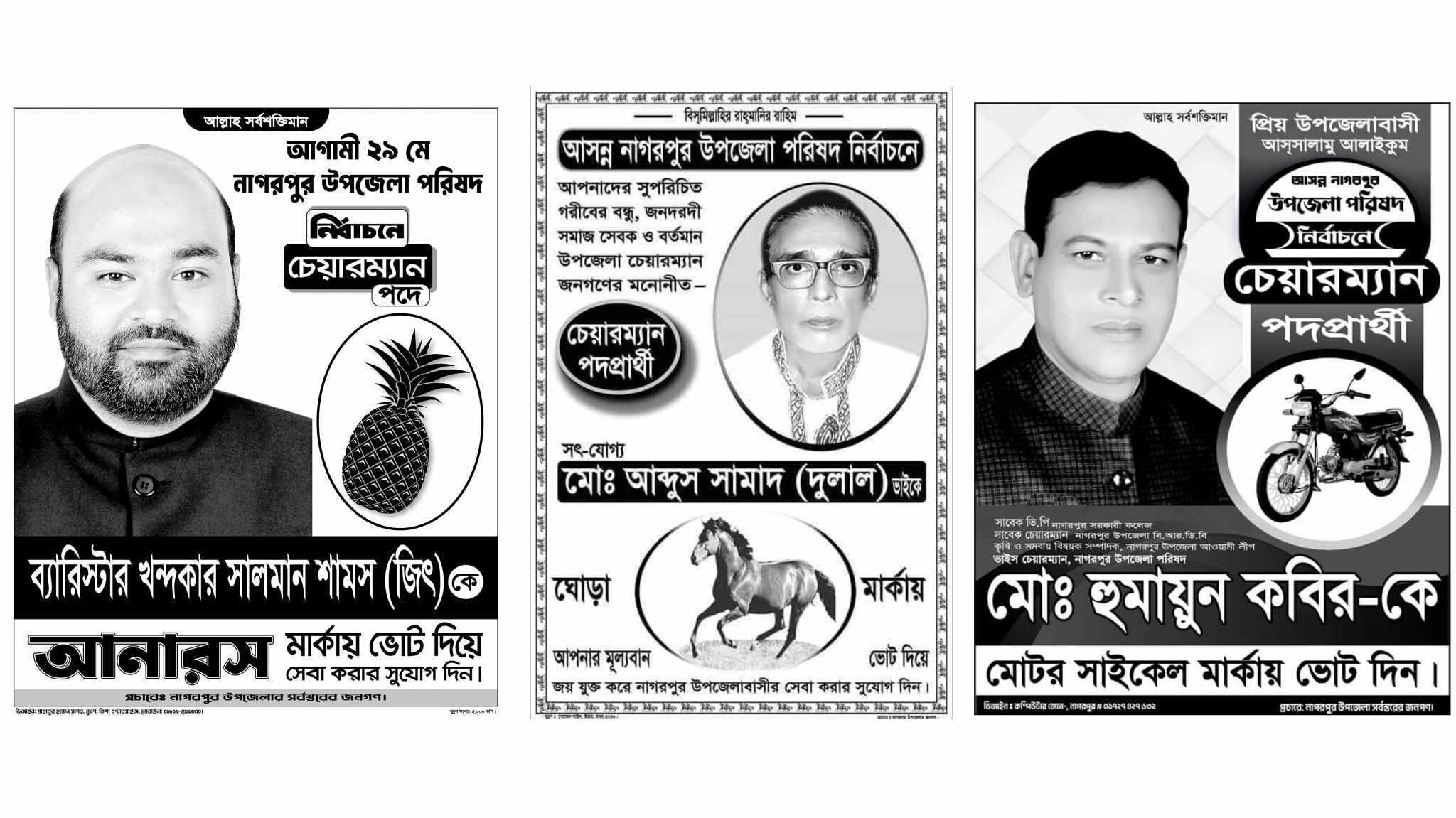 নাগরপুরে হেভিওয়েট প্রার্থী না থাকায় জমেনি উপজেলা নির্বাচন