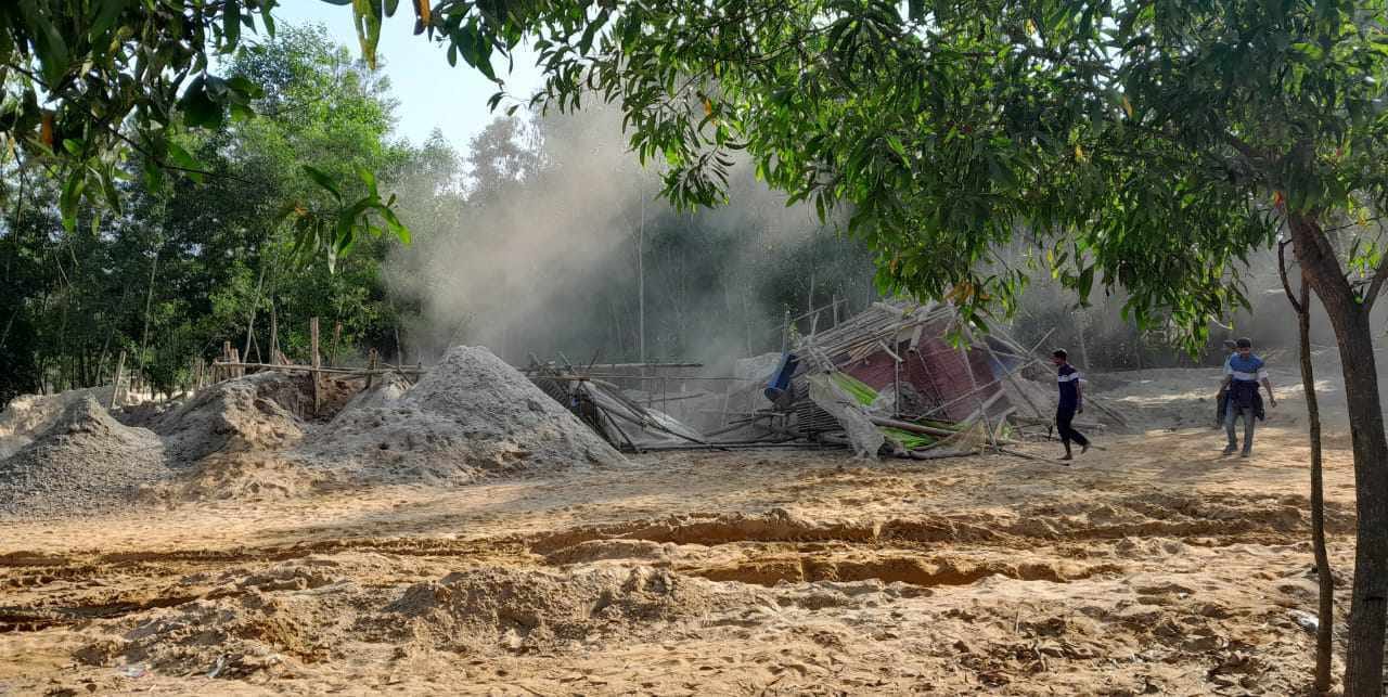 শেরপুরে অবৈধ বালু উত্তোলনের দায়ে ৭ জনের কারাদন্ড : সরঞ্জামাদি ধ্বংস