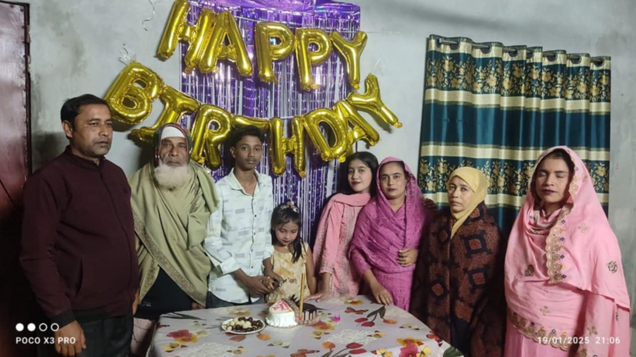 সাংবাদিকের কন্যা রামিসা জন্মদিন পালিত