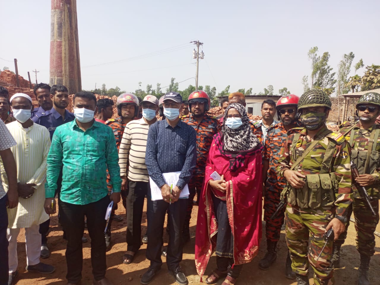 বকশীগঞ্জে ৪ ইটভাটায় ২ লাখ টাকা জরিমানা