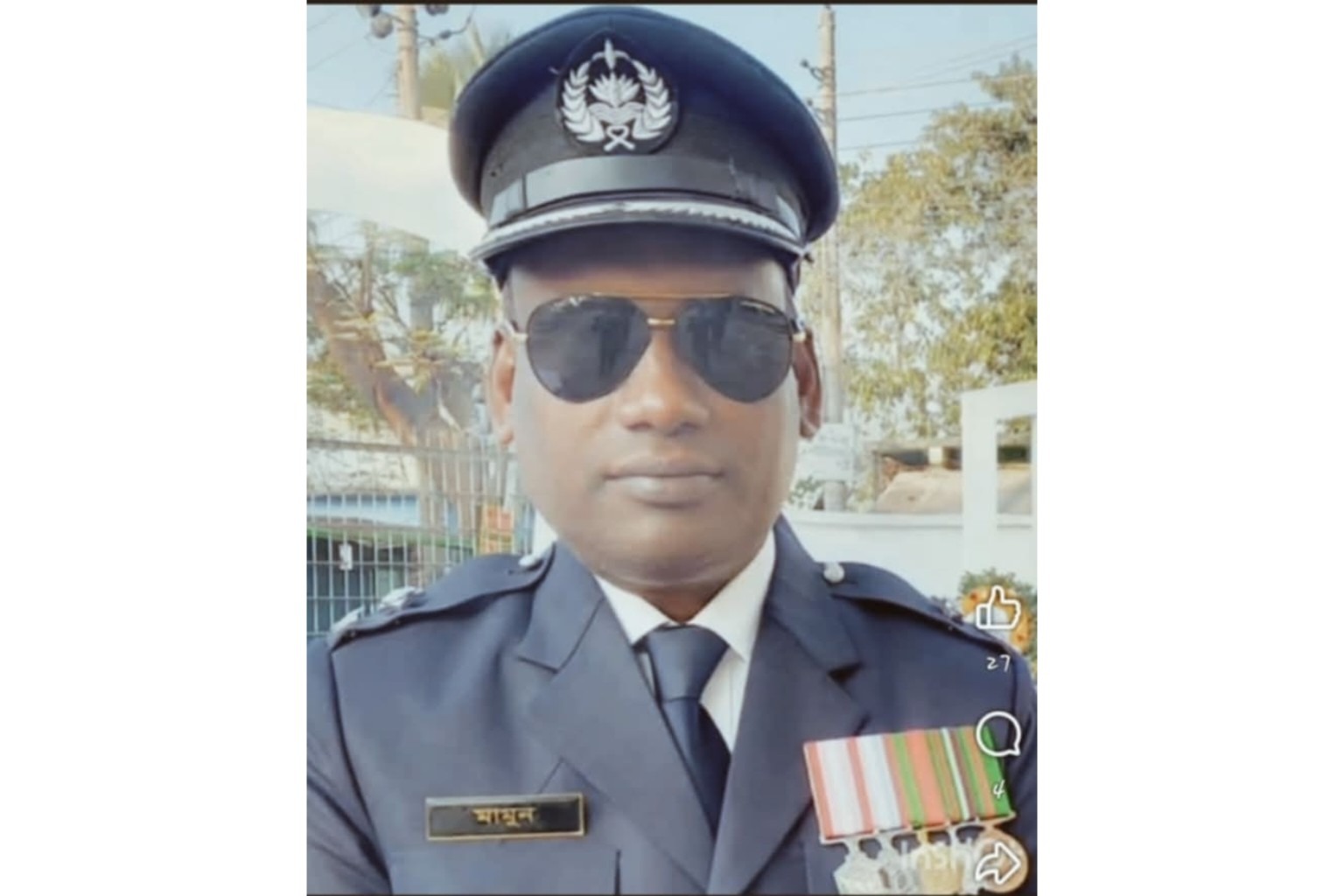 পার্বতীপুরে মডেল থানায় নতুন অফিসার ইনচার্জ ওসি-হিসাবে আল মামুনের যোগদান