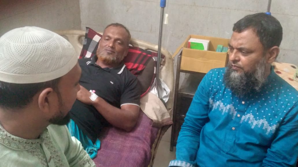 হরিনাকুন্ডুতে মোটরসাইকেল দুর্ঘটনায় আহত জায়ামাত নেতা