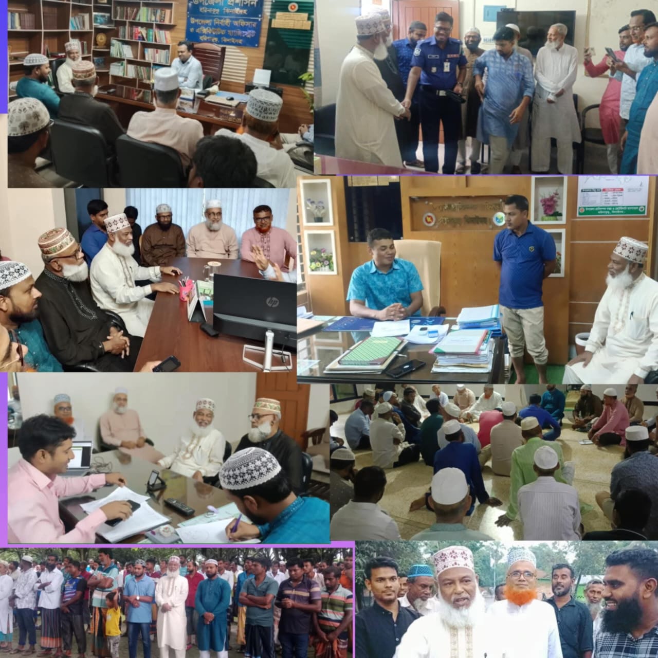 হরিণাকুন্ডুতে জামায়াত মনোনীত প্রার্থী অধ্যাপক আলী আজম মোঃ আবু বকরের নির্বাচনী গণসংযোগ