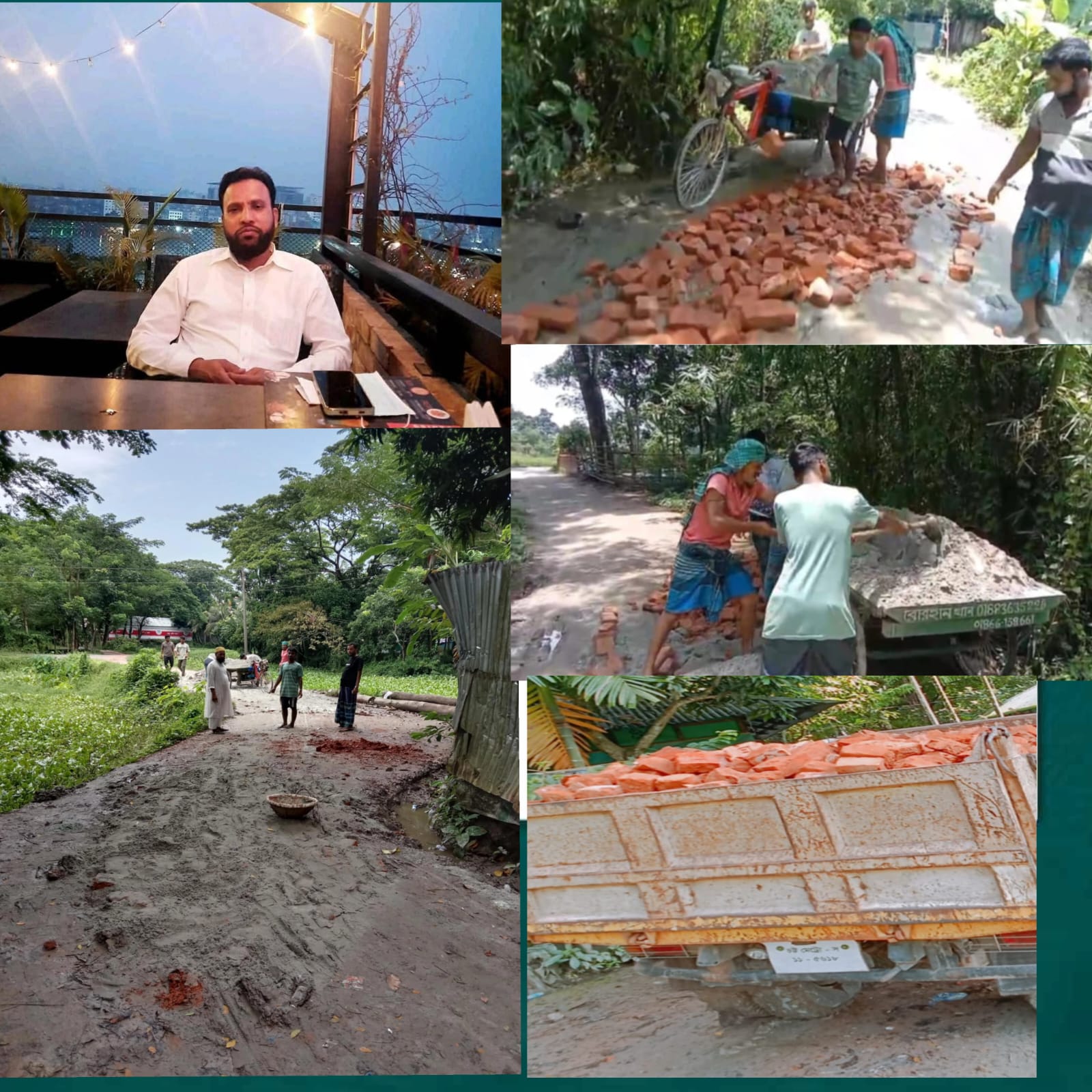 মেনাপুর বাজার হইতে ডিঙ্গাভাঙ্গা সড়ক নিজস্ব অর্থায়নে রাস্তা সংস্কার, স্থানীয়দের প্রশংসায় বাসছেন সিদ্দিকুর রহমান