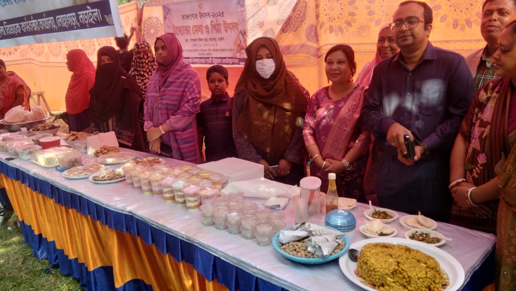 নড়াইলে লোয়াগড়ায় দিনব্যাপী উদ্যোক্তা মেলা ও পিঠা উৎসব