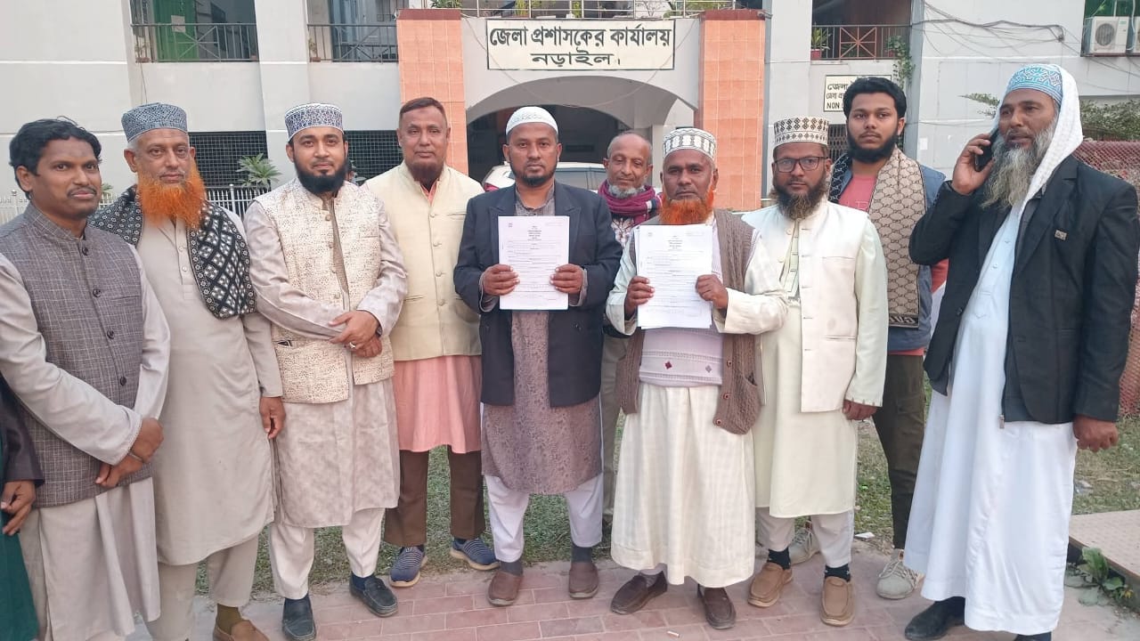 নড়াইলে দুটি আসনে জামায়াত প্রার্থীদের মনোনয়নপত্র সংগ্রহ