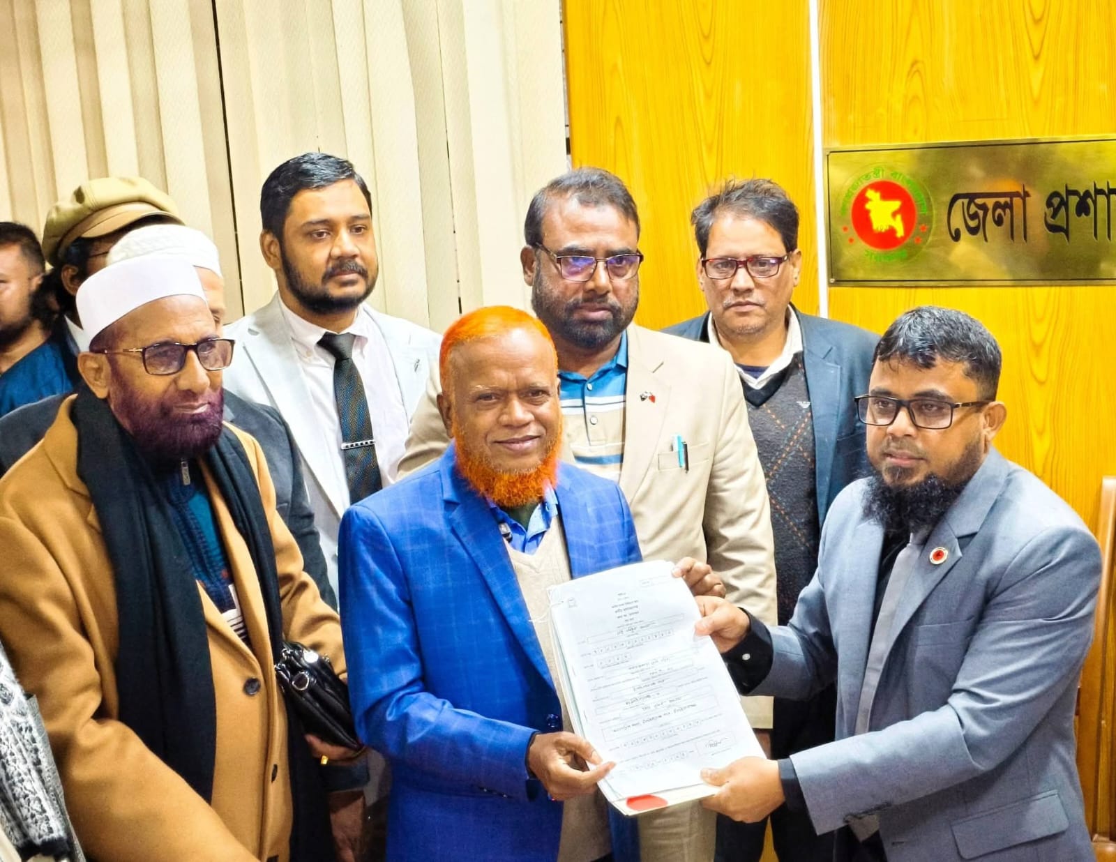 সুশাসন,শান্তি ও পরিবর্তনের লক্ষ্যে দাঁড়িপাল্লা প্রতীকের মনোনয়নপত্র দাখিল —- নূরুল ইসলাম বুলবুল