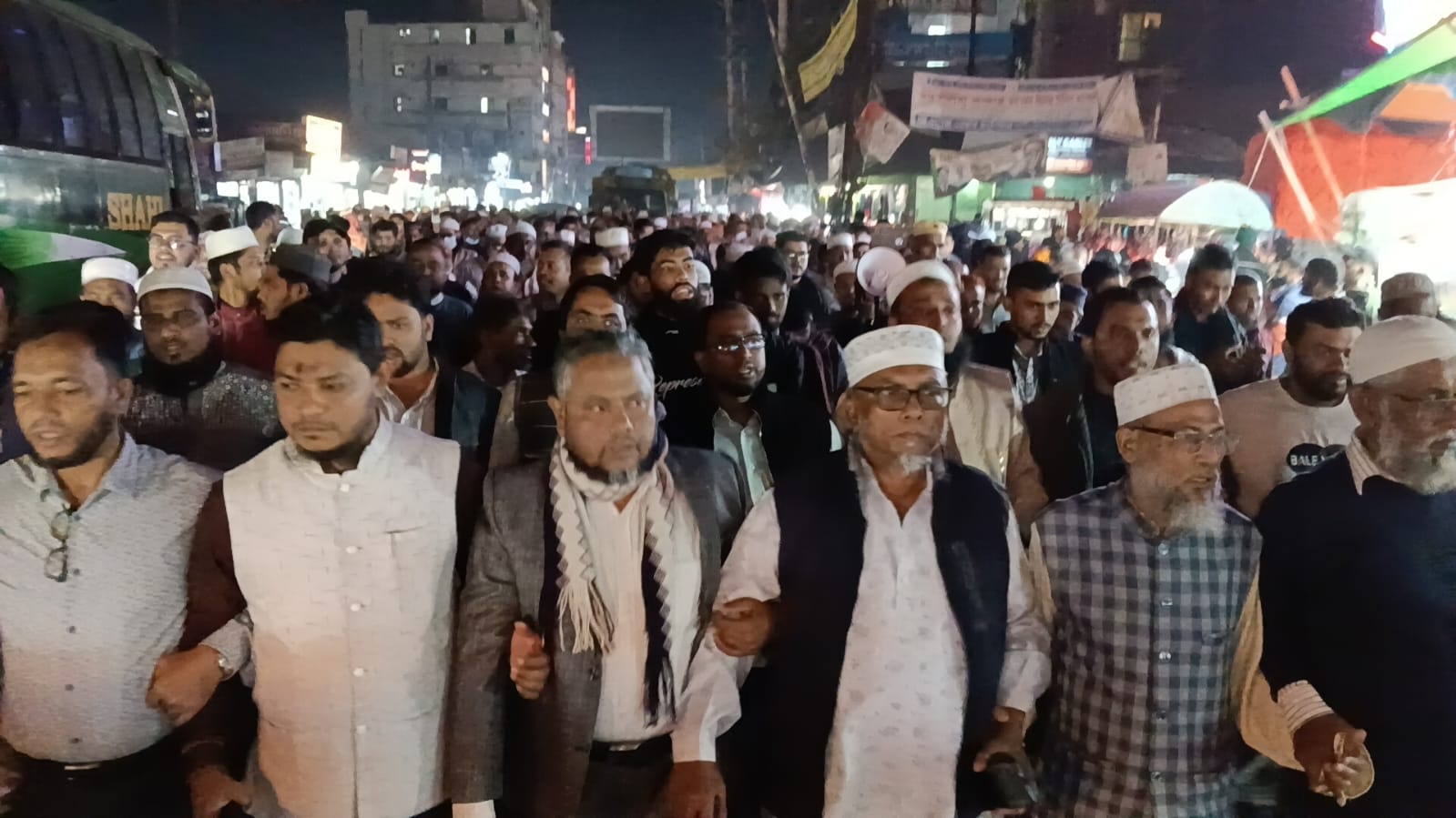 ত্রয়োদশ জাতীয় সংসদ নির্বাচনের তফসিল কে স্বাগত জানিয়ে চৌমুহনী শহর জামায়াতের মিছিল