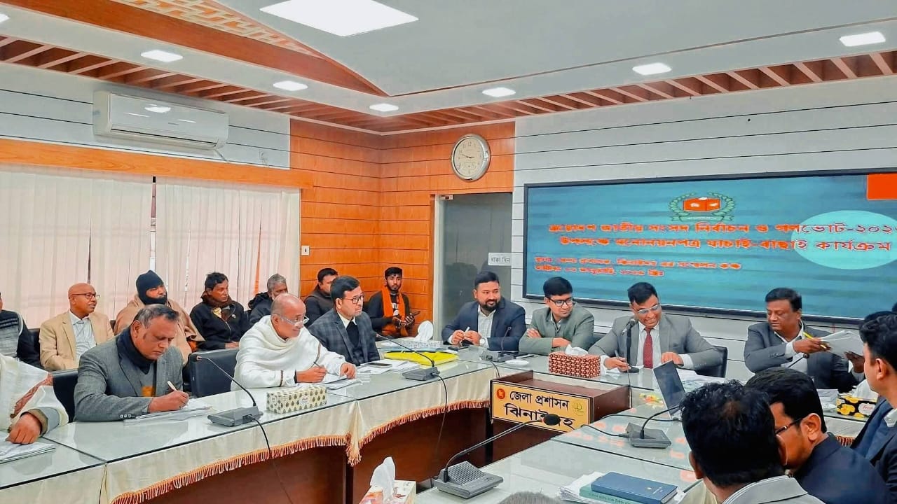 ঝিনাইদহে ৪ আসনে ২৩ প্রার্থীর মনোনয়ন বৈধ: ঋণখেলাপী ও তথ্যের ত্রুটিতে ৪ জনের বাতিল