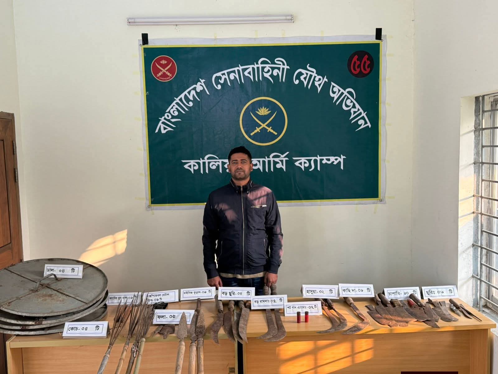 নড়াইলে দেশীয় অস্ত্রসহ থানা ছাত্রদলের সাবেক আহ্বায়ক গ্রেফতার 