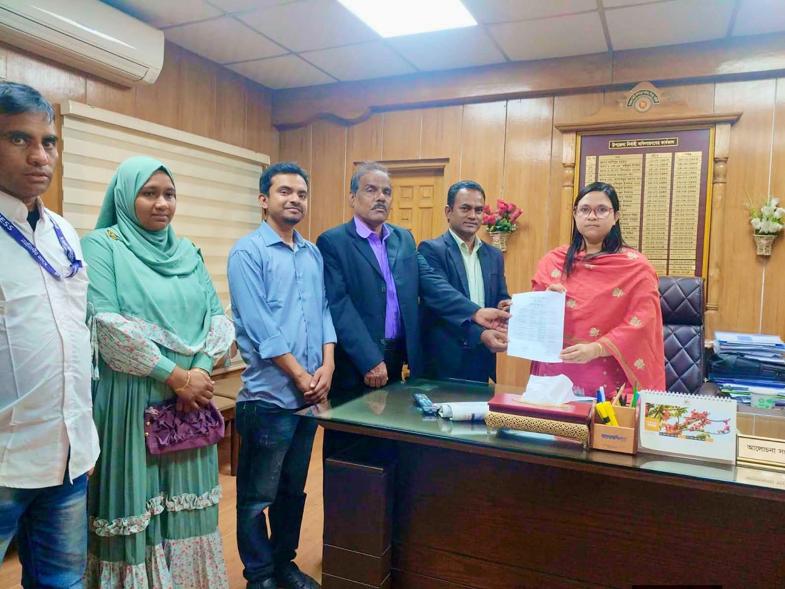 শিবপুর প্রেসক্লাবের নবগঠিত নেতৃবৃন্দের সাথে ইউএনও’র মতবিনিময়