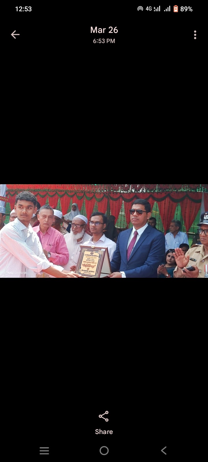 দিনাজপুরের ফুলবাড়ীতে যথাযোগ্য মর্যাদায় মহান স্বাধীনতা দিবস পালিত।
