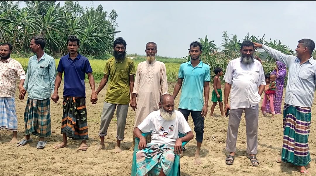 ইসলামপুরে পৈত্রিক জমি দখলের অভিযোগ