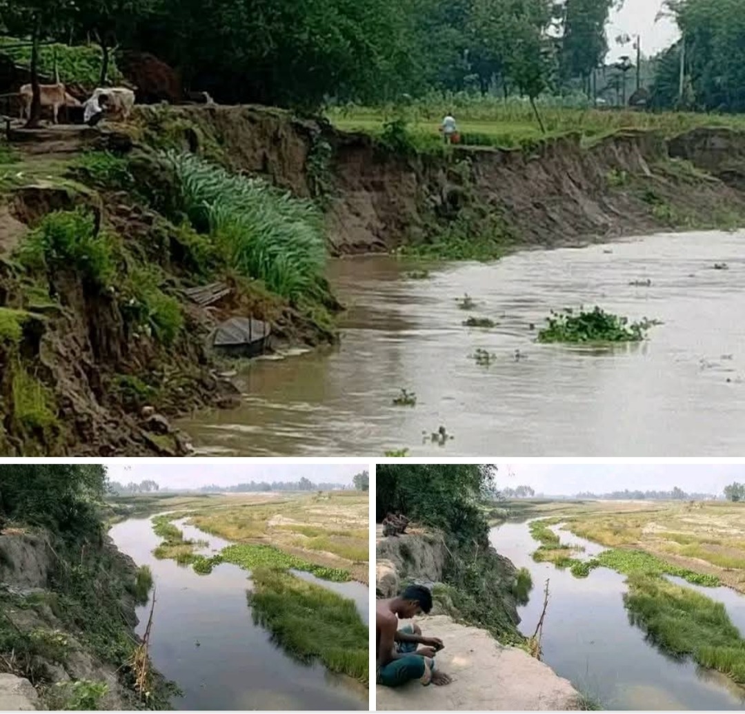 নদীভাঙনের হুমকিতে মেরুর চর: ভেঙে পড়ার আশঙ্কায় সেতু, উৎকণ্ঠায় হাজারো মানুষ