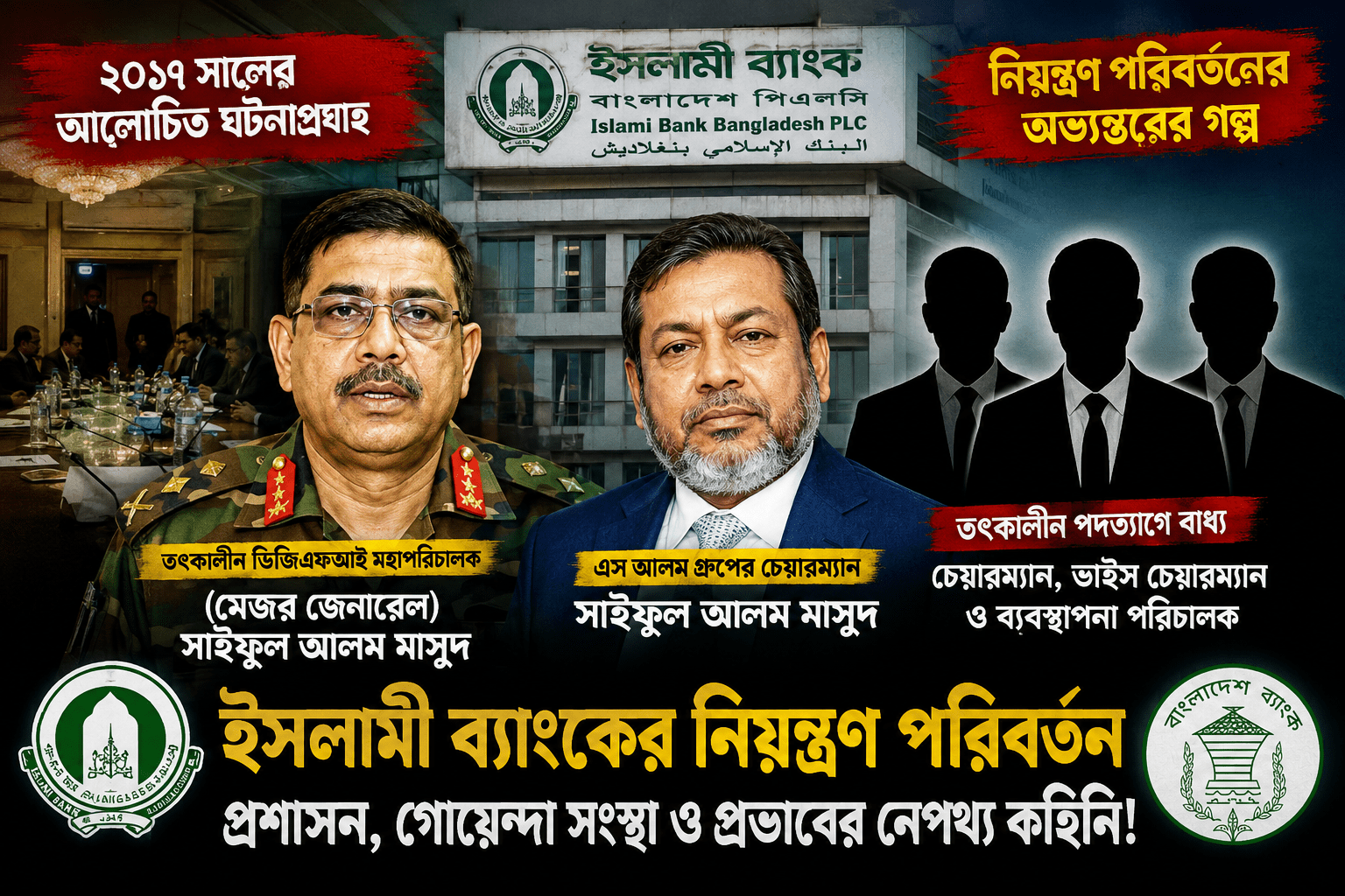 এই, আপনারা কারা’—ইসলামী ব্যাংকের নিয়ন্ত্রণ বদলের অন্তরালের বিস্ফোরক তথ্য