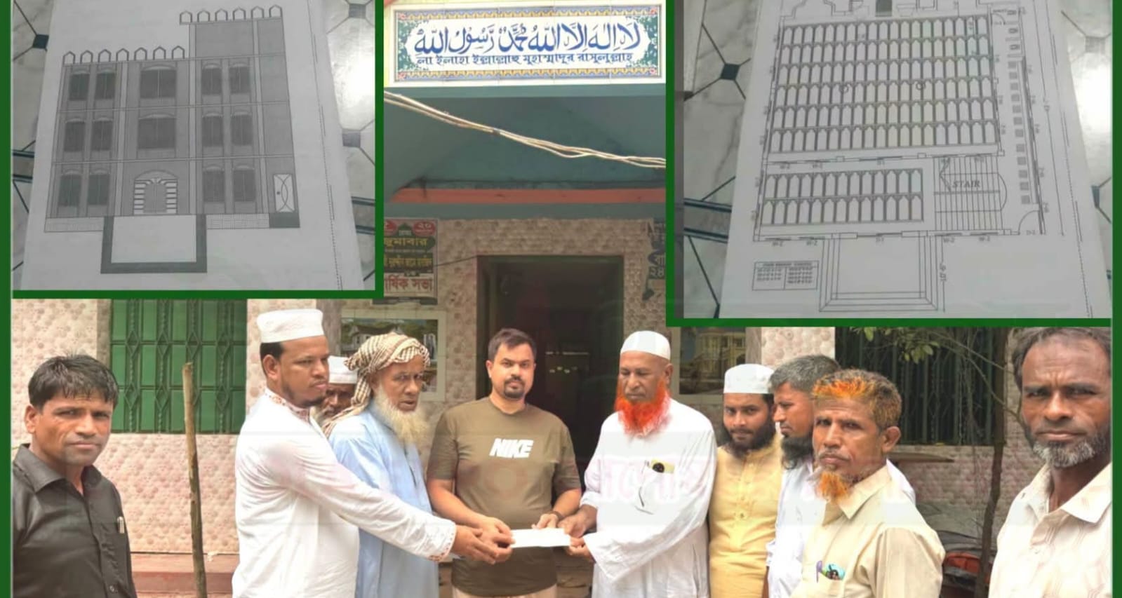 বাঁশখালীতে মসজিদ পুনর্নির্মাণে সৌদি প্রবাসী মিজানুর রহমানের ৫ লাখ টাকার অনুদান