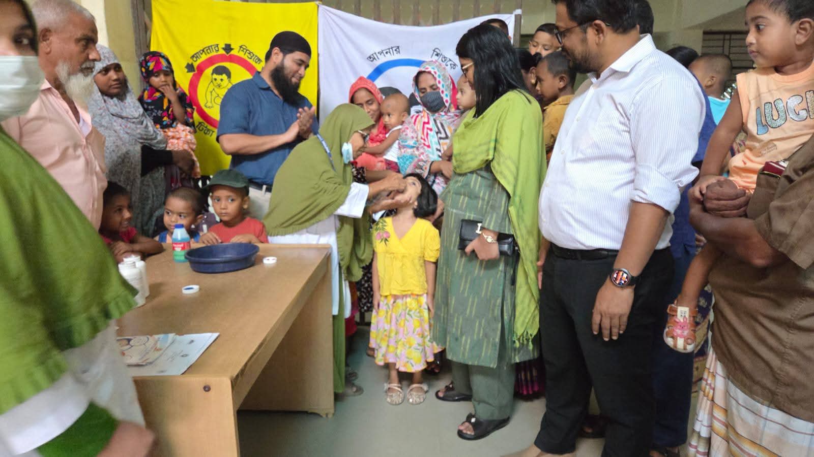 কাহারোলে জাতীয় ভিটামিন “এ’ প্লাস ক্যাম্পেইন উদ্বোধন ।।