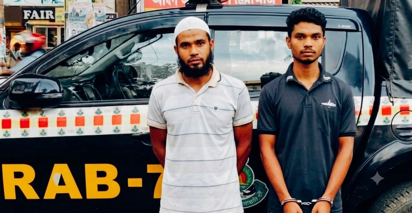 দিনাজপুরে বাবা ও সৎভাই হত্যা: র‍্যাব-১৩ চট্টগ্রাম থেকে দুই ভাই-গ্রেফতার