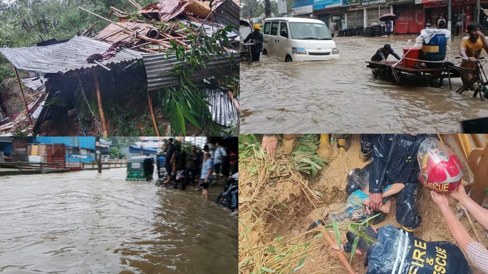 টানা চতুর্থ দিনের বৃষ্টিতে কার্যত অচল চট্টগ্রামঃ পাহাড়ধসে ২ শিশুর মৃত্যু, চট্টগ্রামে ভূমিধসের শঙ্কা, সারাদেশে অতিভারী বর্ষনের আভাস