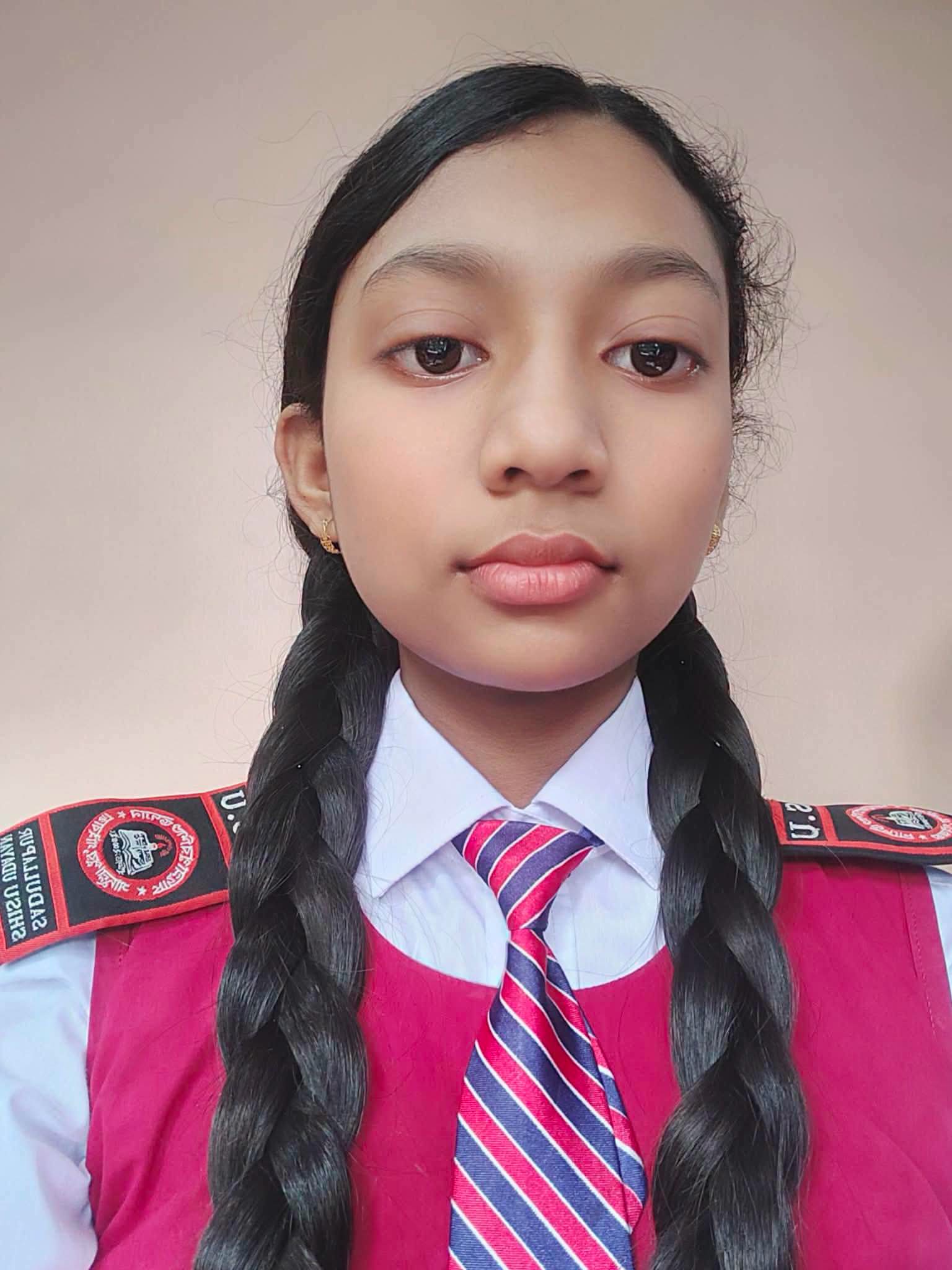 সাদুল্লাপুরের ঠিকাদার রাজুর মেয়ে রুমার ট্যালেন্টপুলে বৃত্তি পরিবার-বিদ্যালয়ে আনন্দ