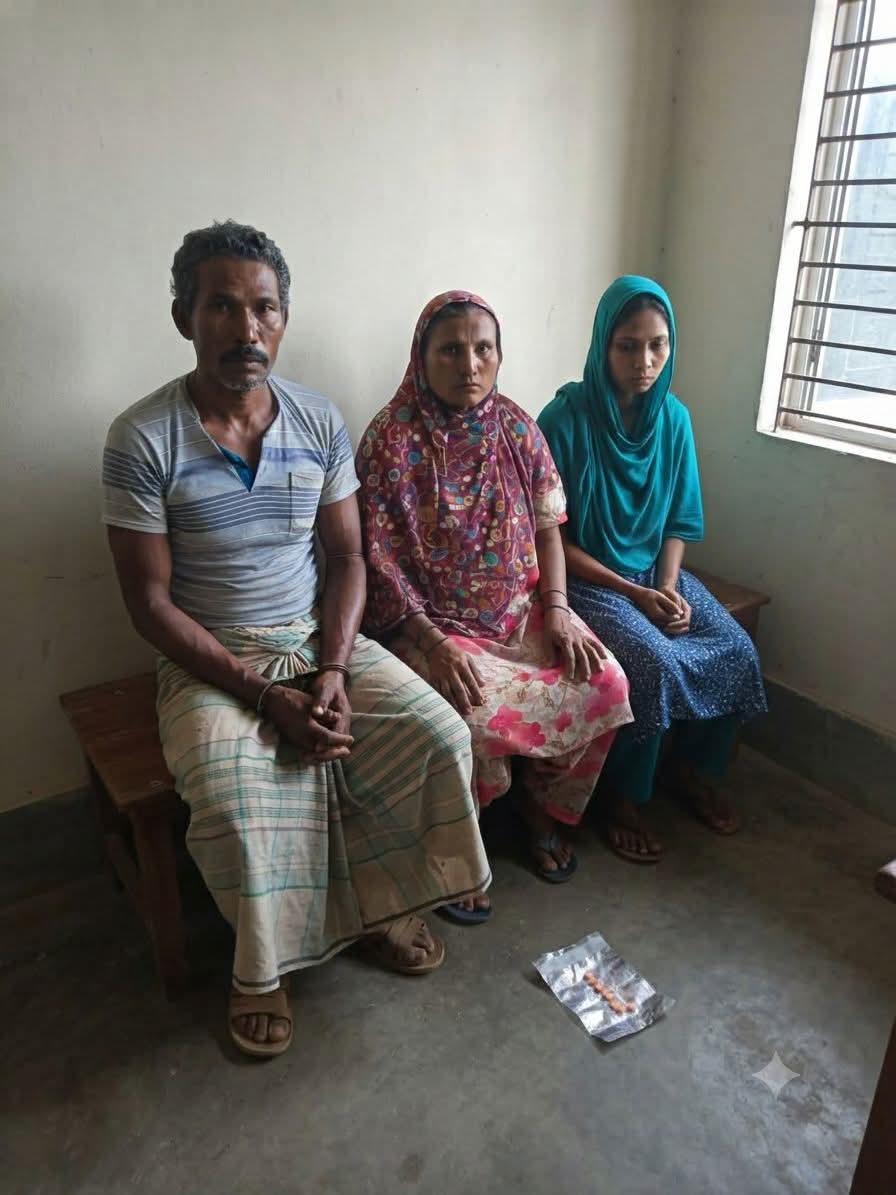 ঝালকাঠিতে ২স্ত্রীসহ ইয়াবা ব্যাবসায়ী আটক