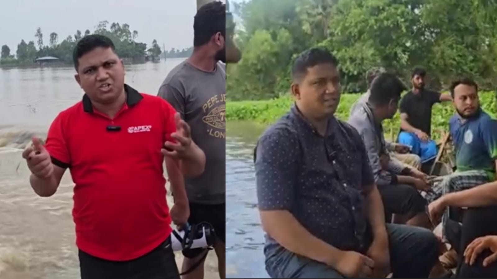 বন্যার্ত মানুষের পাশে মানবিক শওকত হোসেন